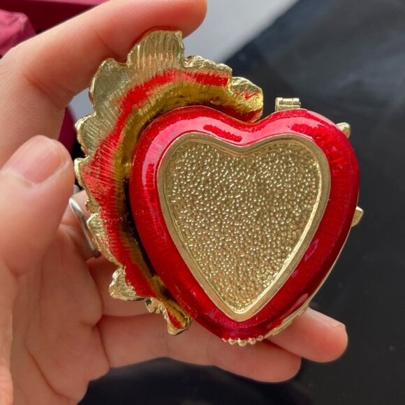 🦚 Stunning peacock luxurious jewelry case - Picture 3 of 5